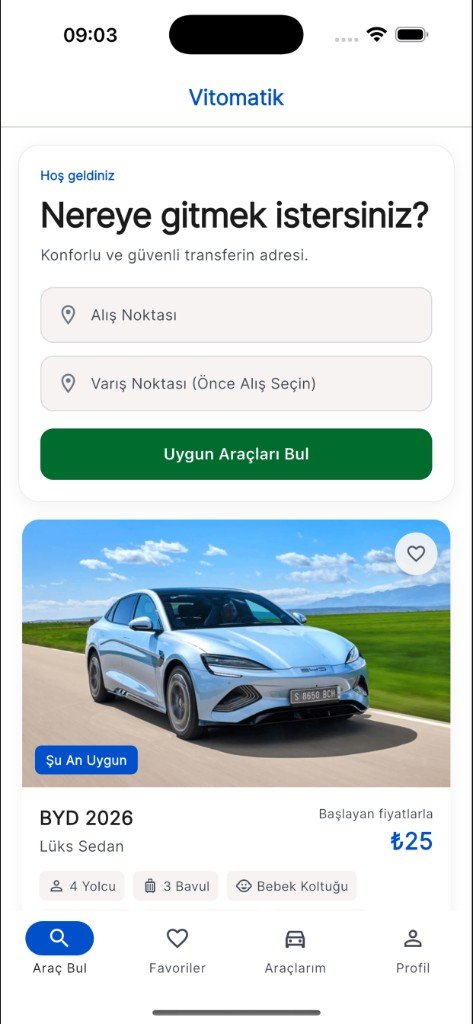 Vitomatik ana ekran